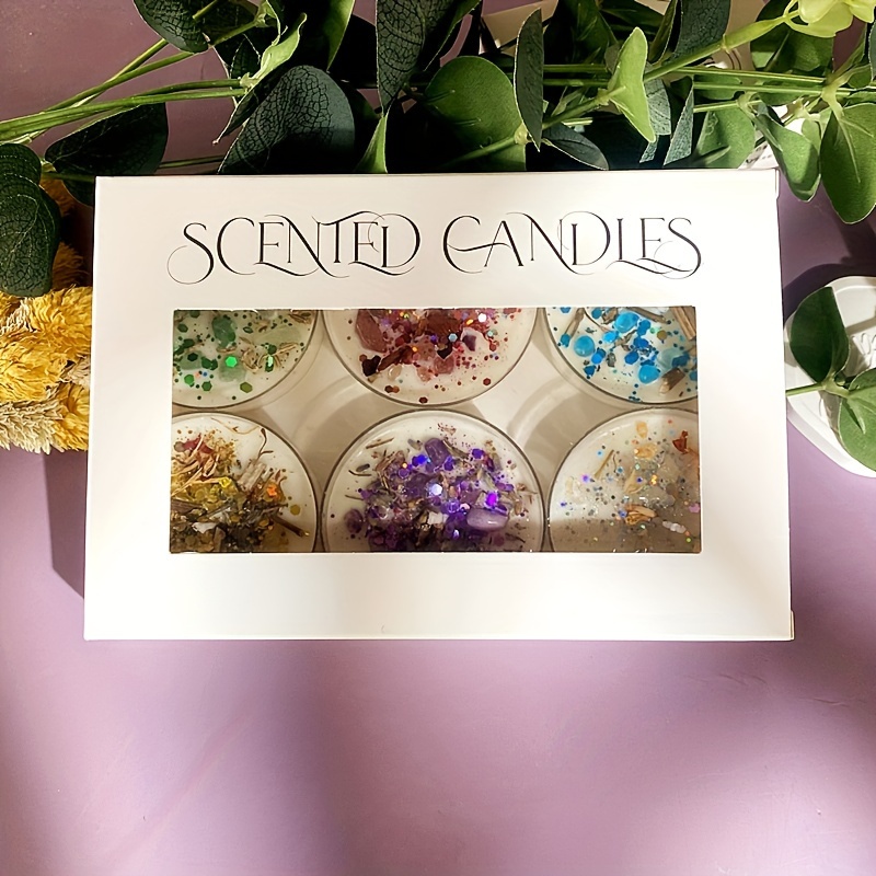 Set of 6 Scented Candles Fragr - đánh giá và giá Home Fragrance Gift