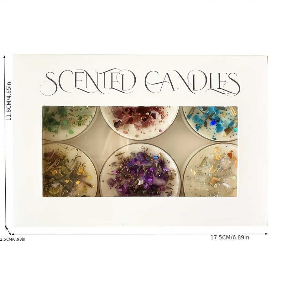Set of 6 Scented Candles Fragr - đánh giá và giá Home Fragrance Gift